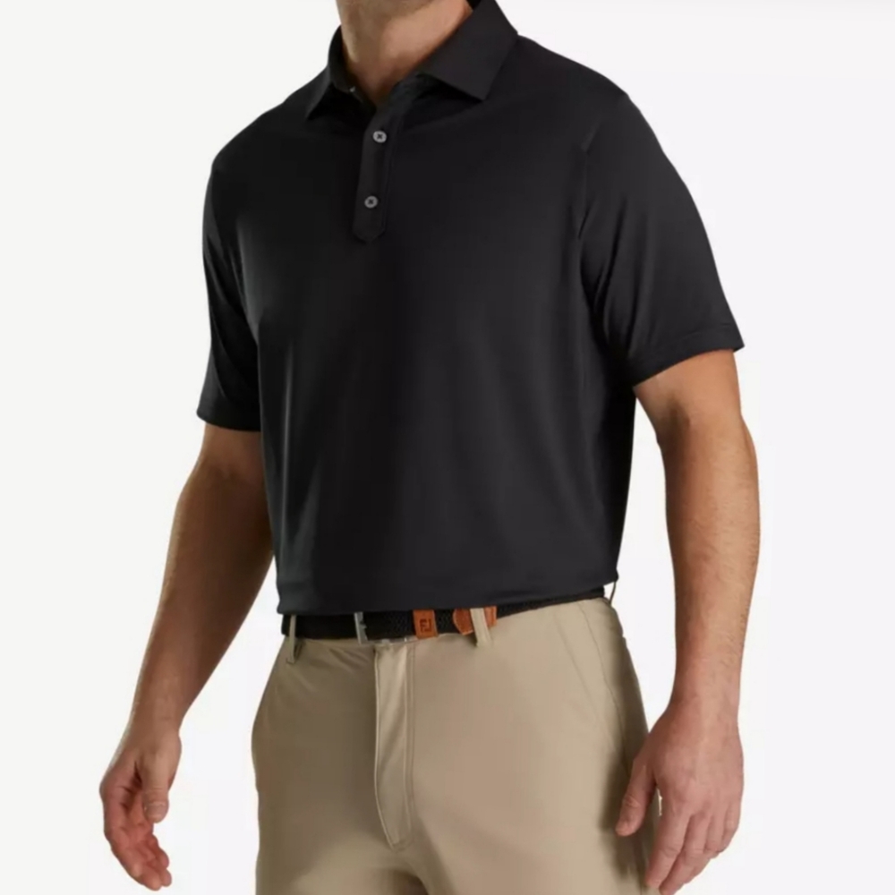FootJoy Men Polo Black Shirt XL